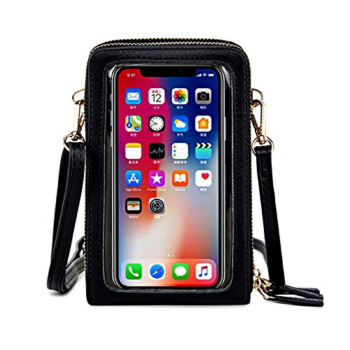 Touch Screen Crossbody Cellphone Purse, Adjustable Straps RFID Blocking Wallet Handbag Shoulder Strap for Women