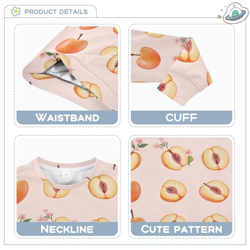 JUNZAN Art Marula Fruit Blush Big Boys Hooded Sweatshirt Long Sleeve Kids Pullover Hoodie Athletic 4T3