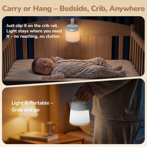 Lámpara de Noche Umimile Baby con Temporizador y Control Remoto miniatura 6