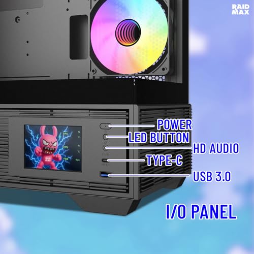 Caja PC ATX espaciosa que soluciona el calor de tu GPU de 400 mm 4
