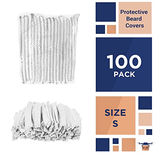 Ezgoodz Disposable Beard Nets For Men 18 Inches, Pp Beard Guard For Restaurant, Breathable Beard Covers Nets For Cooking #TOP1