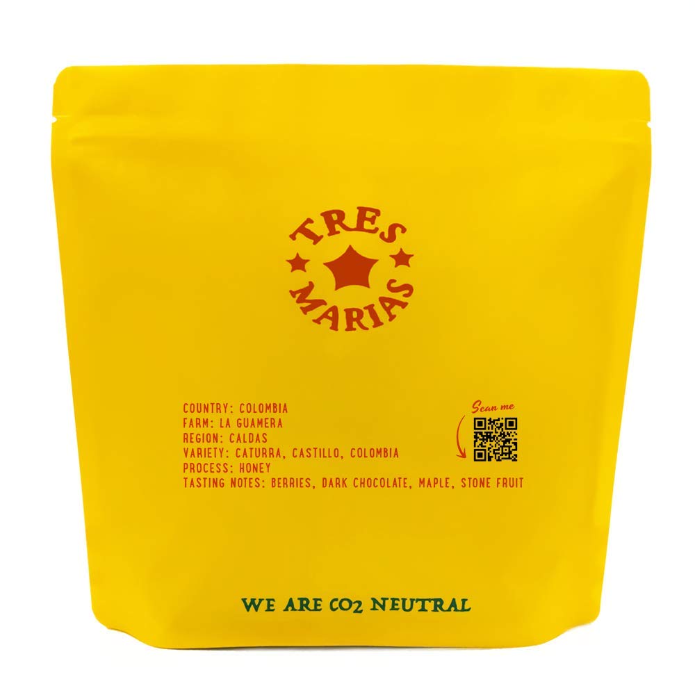 Tres Marias Coffee Single Origin Colombia Guamera 500g