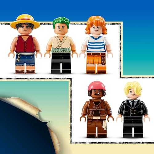 Image of LEGO ONE PIECE The Going Merry Pirate Ship, Boat Set 75639 Building Toy for 10+ Age Boys and Girls