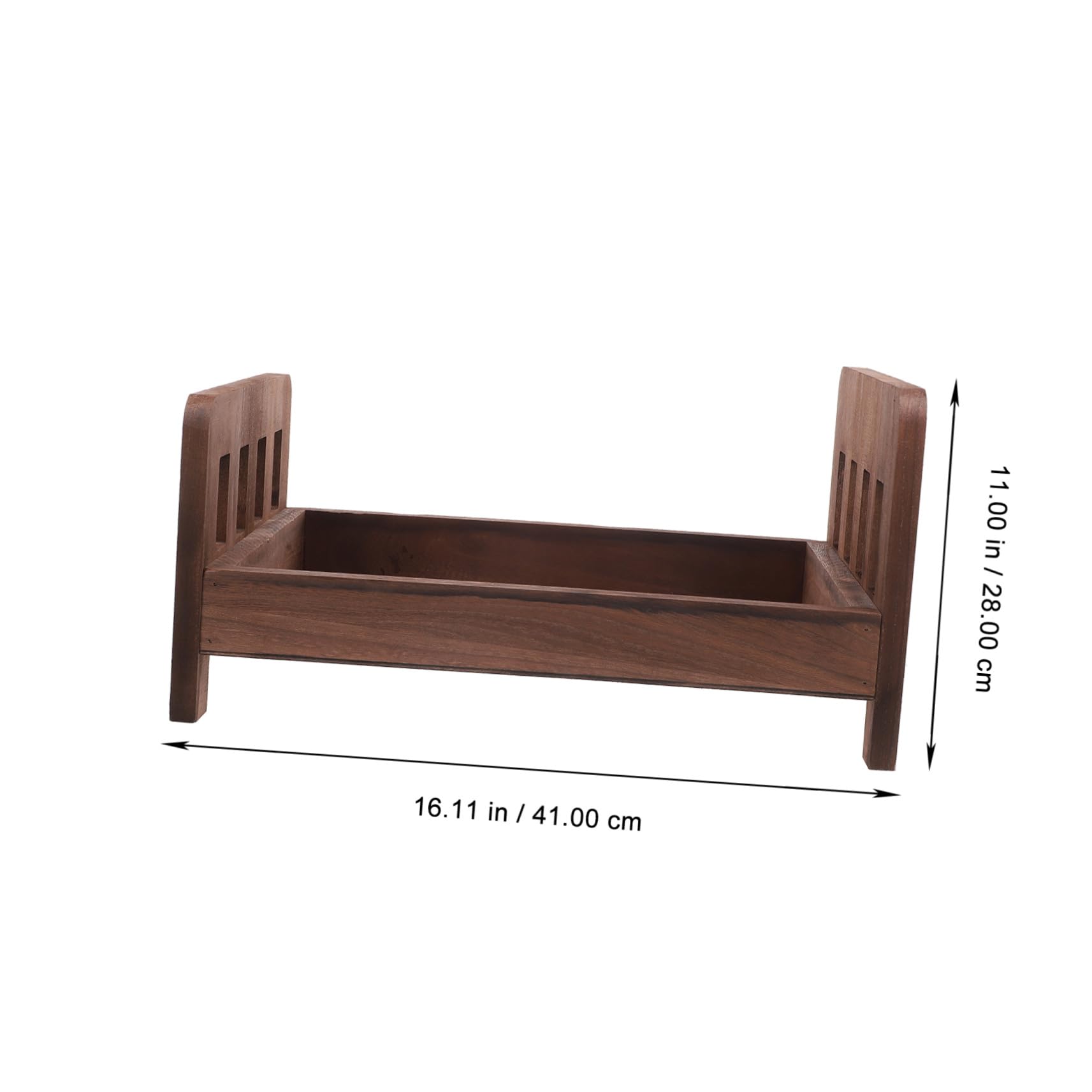 Lettino per Ragazza in Legno Accessorio Decorativo per Fotografia Accessorio per Fotografia di Ragazza Supporto Fotografico