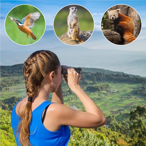 Telescópio Monocular, 8x Telescópio Portátil De Grande Angular Luneta Para Observadores Da Vida Selv