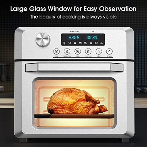 moosoo 18l air fryer oven