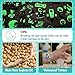 Partywind 380 Styles (30 Sheets) Luminous Tattoos for Kids, Mixed Styles Temporary Tattoos Stickers with Mermaid/Dinosaur/Space/Pirate for Boys and Girls, Glow Party Supplies