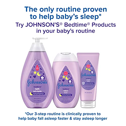 Johnson's Bedtime Baby Bath With Soothing Naturalcalm Aromas, Hypoallergenic & Tear Free Formula, 27.1 Fl. Oz #TOP7
