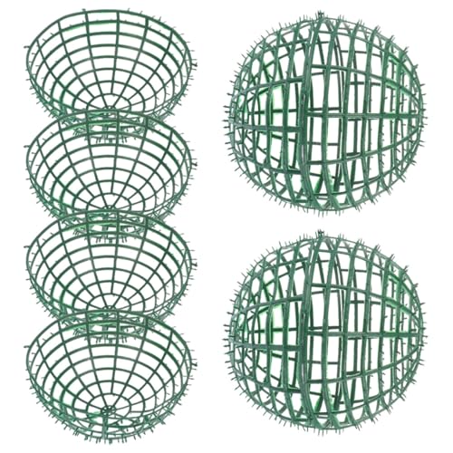 OUNONA 4Pcs Reusable Plastic Grass Ball Support Rack for Wedding Decor Home Decoration Topiary Frames for Stylish Arrangements Garden Displays