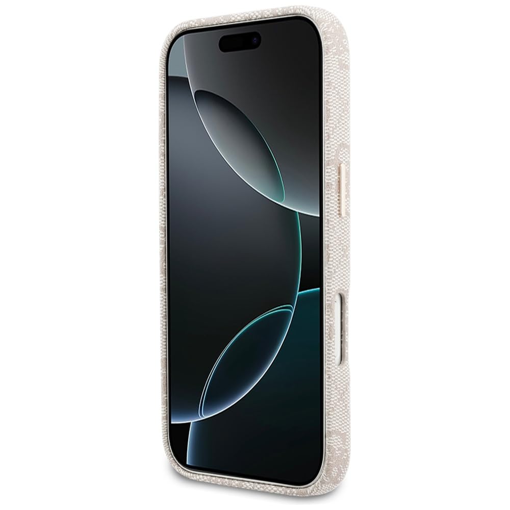 CG MOBILE Guess 4G Script etui kompatybilne z MagSafe do iPhone 17 Pro Max (różowe)