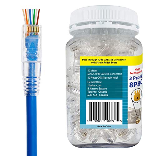 Conector RJ45 Cat6 bañado en oro para mejorar el streaming y juego online en casa 6