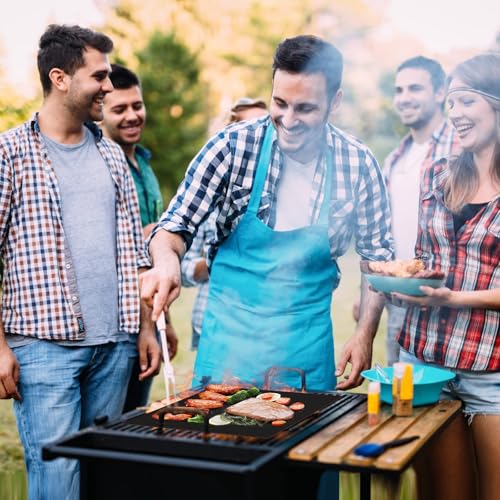 SPGOOD BBQ Grillmatte, Antihaft Grillmatten Grillplatte Gasgrill, Backpapier Wiederverwendbar,für Holzkohlegrill, Elektronischen Grill, PFOA-Frei über 40x60 cm (4er Set)