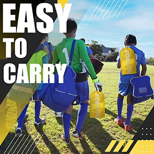 Runbow 6X4 Ft Portable Kids Soccer Goal For Backyard Practice Soccer Net With Carry Bag (6X4 Ft, Yellow, 1 Pack) #TOP4