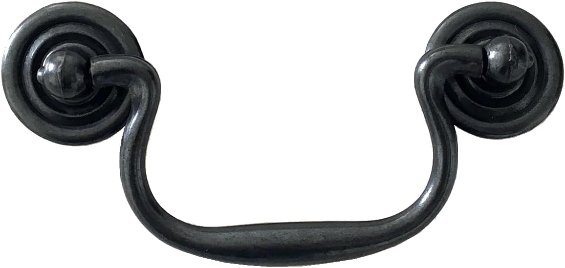 LynnsGraceland Bail Drawer Pull – 5.25" Center-to-Center, Vintage Dark Antique Bronze, Zinc Alloy Cabinet Handle - View #4