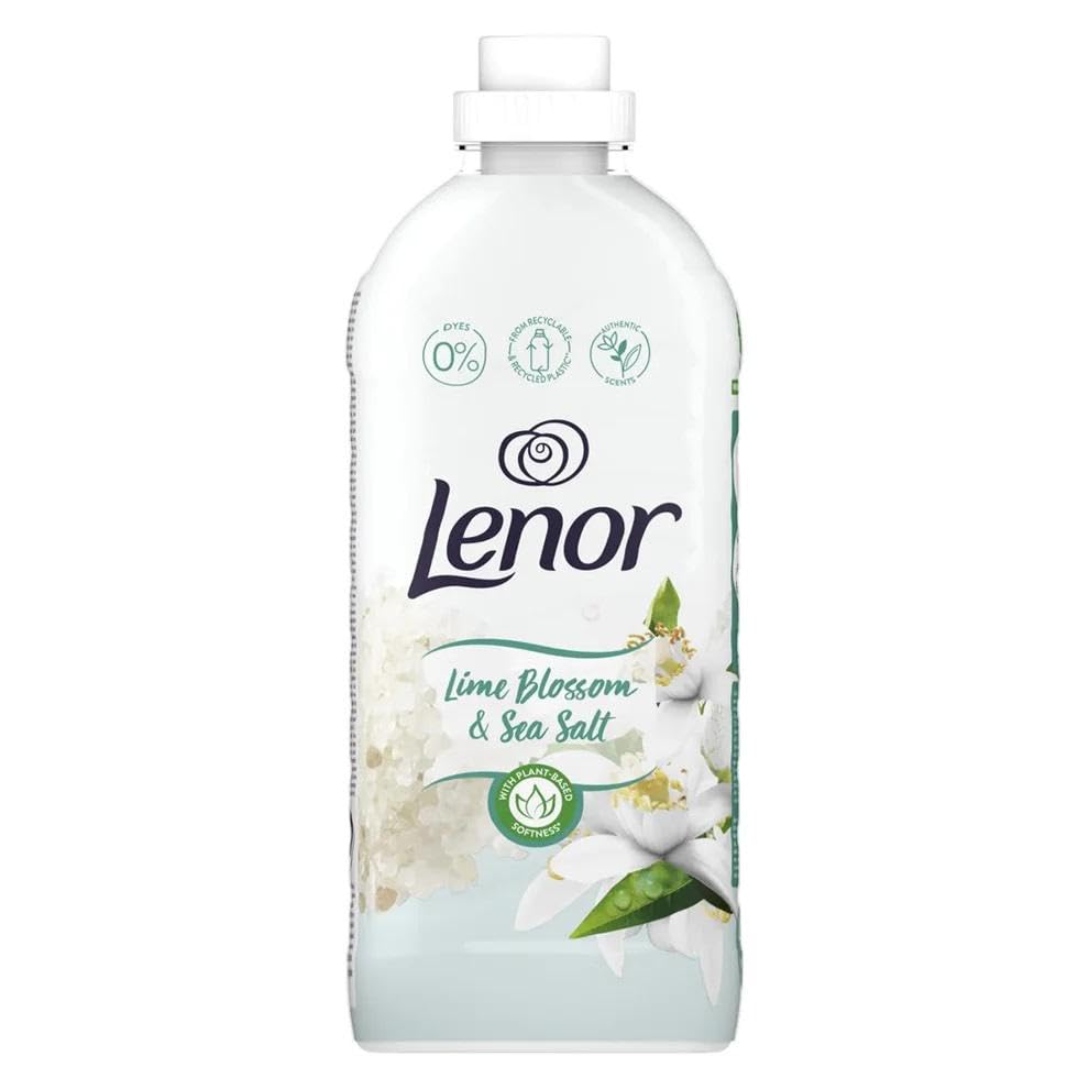 Lenor płyn do płukania tkanin w płynie, 8 sztuk, kwiat limonki i soli morskiej, 48 prania/1,2 litra