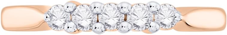 KATARINA Five Diamond Anniversary Ring in 14K Gold (3/4 cttw, I-J, I1)