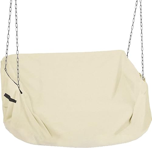 Cubierta de columpio para porche de 63 pulgadas, resistente al agua, 600D Oxford, para colgar al aire libre, cubierta de columpio protegida para