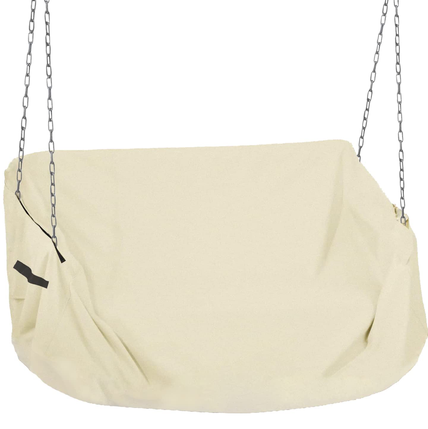 Porch Swing Cover 63 Inch Water-Resistant 600D Oxford Hanging Outdoor Swing Chair Cover All Weather Protected Swing Covers for Outdoor Furniture