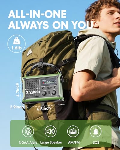 Portable Emergency Solar Radio Charger