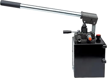 Chief Hydraulic Hand Pump Double-Acting Manual Pump, 3625 PSI 1.3 Gallon Capacity, 3/8 NPT, 1.51 CID Portable Hydraulic Power for Equipment Maintenance, System Testing, Emergencies