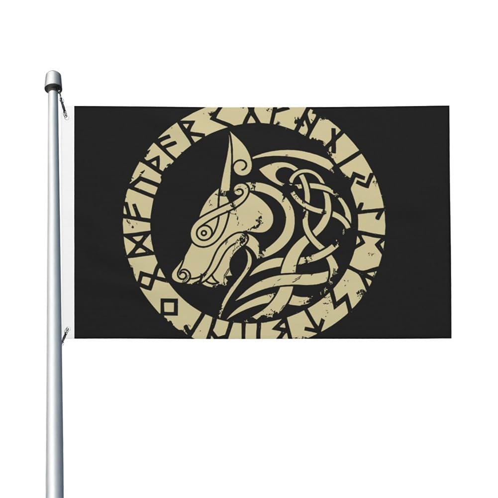 Bannière Viking Loup : résolvez le manque d'originalité de vos murs - 8