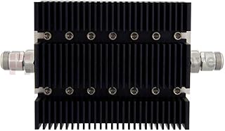 SA6NFNF100W-10 10 dB Fixed Attenuator N Female (Jack) to N Female (Jack) Directional Up to 6 GHz Rated to 100 Watts, Heatsink Body, 1.45 VSWR