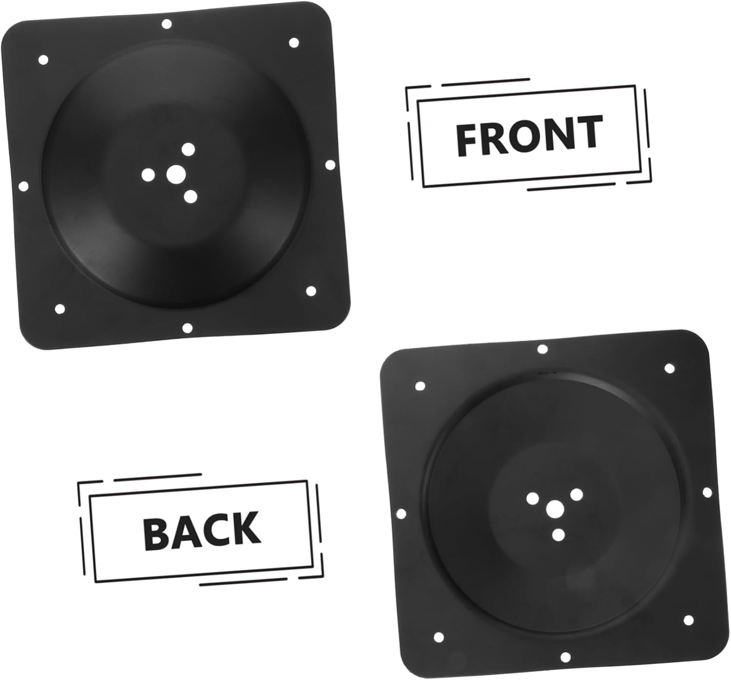 Leg Mounting Plates for Sofa Cast Table Leg Rest 5-Hole Mounting Plate Sturdy