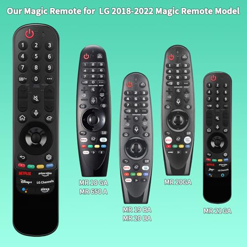 Image of for LG-TV-Remote MR22GN, Voice Replacement for LG Magic Remote for 2022 OLED QNED NanoCell Series Smart TVs with Pointer and Voice Function