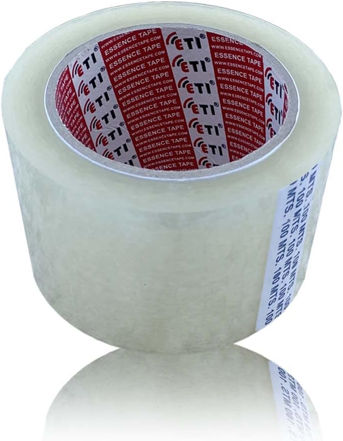 Metrey Eti Multi Purpose BOPP Tape for Packaging 100 MTR 3 inch Wide (Clear Tape)