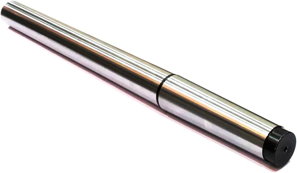 Precision Steel Lathe Alignment Test Bar Mandrel-helps Lining-up Headstock & Tailstock To Eliminate Any Taper Turning On Long Length Work-piece (MT4-long (Oal 380 mm))