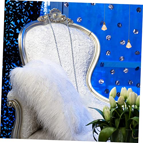 Image of Ceiling Fan Pendant Decorative Fan Pulls Ceiling Fan Pull Crystal Ceiling Lamp Chains Crystal Pendant Chain Ceiling Light Pull Chain Gem European Style Wrought Iron