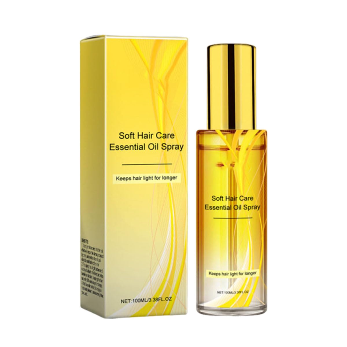 Light Nourishing Hair Oil - Gives Smooth And Shiny Hair,Anti Frizz Hair Serum Frizz Control Hair Care Products Portable Leave-In (1PCS)