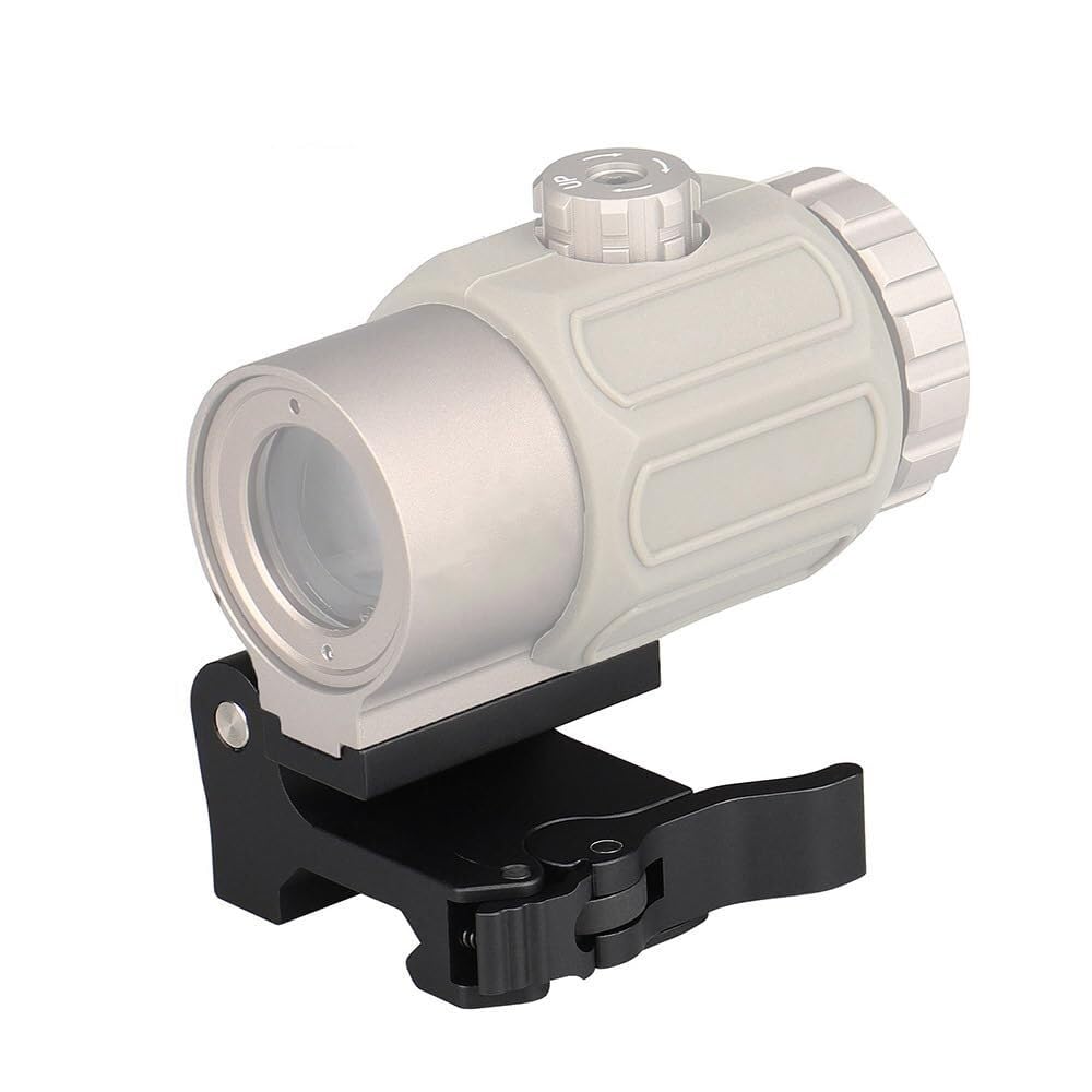 Montura QD De Metal Abatible hacia Un Lado For Lupas G33/G43/G45 3X/5X – Base Desmontaje Rápido Riel 20 Mm