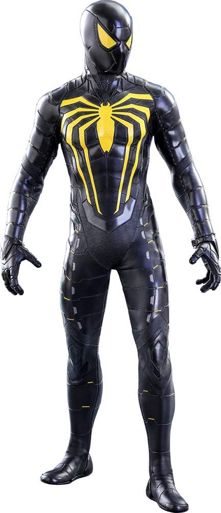 Hot Toys Video Game Masterpiece Marvels Spider-Man Spider-Man Anti-Oak Suit Edition 1/6 Scale Figure, Black