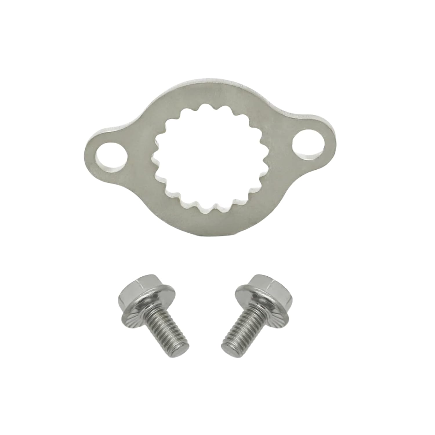 ​​Damyprd Steel Front Sprocket Lock Bolt Washer, Heavy-Duty CNC Machined, Compatible with Honda TRX400EX 400EX Sportrax 1999-2004 ATV Quad, Replacement Locking Fastener Kit​​