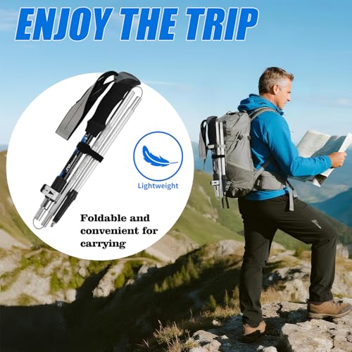 Bastones de senderismo para excursiones de esquí y montaña 5