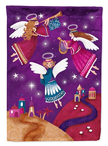 Drapeau de maison Anges de Noël violet Caroline's Treasures grand format