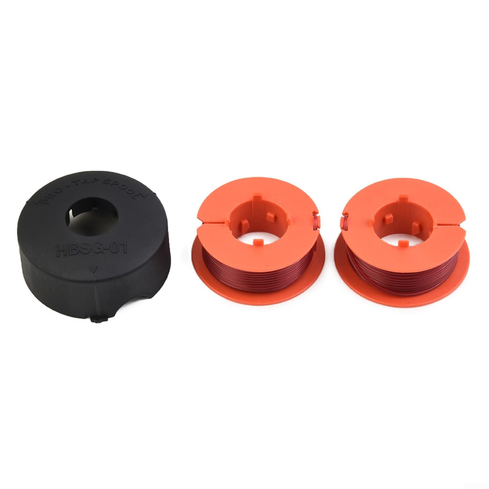 Copertura per bobina decespugliatore, diametro 1,6 mm, lunghezza 8 m, adatta per Bosch Art 23 26 30 Combitrim Easytrim Pro, testa di ricambio per rubinetto, 3 pezzi
