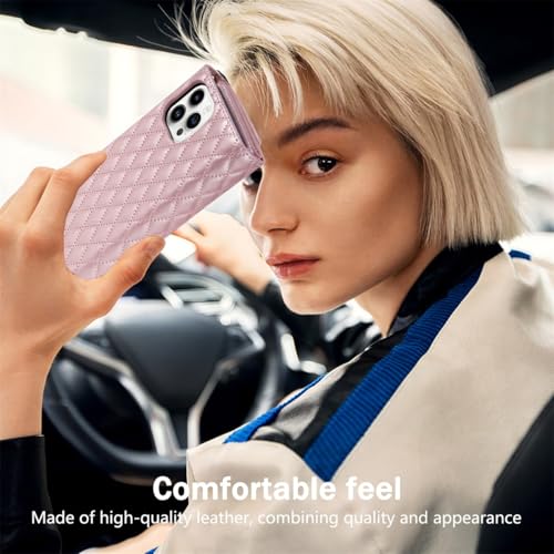 Étui compatible avec iPhone 15 marron protection intégrale et rangement - 6