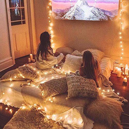 Lichtsnoer met bollen, 15 m, 100 leds, insteken, 8 modi, met afstandsbediening en timer, waterdichte verlichting voor… - Afbeelding 6