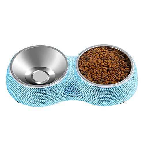 Gamelles double pour chien eing : la solution contre les repas renversés des chiots et chats - 2