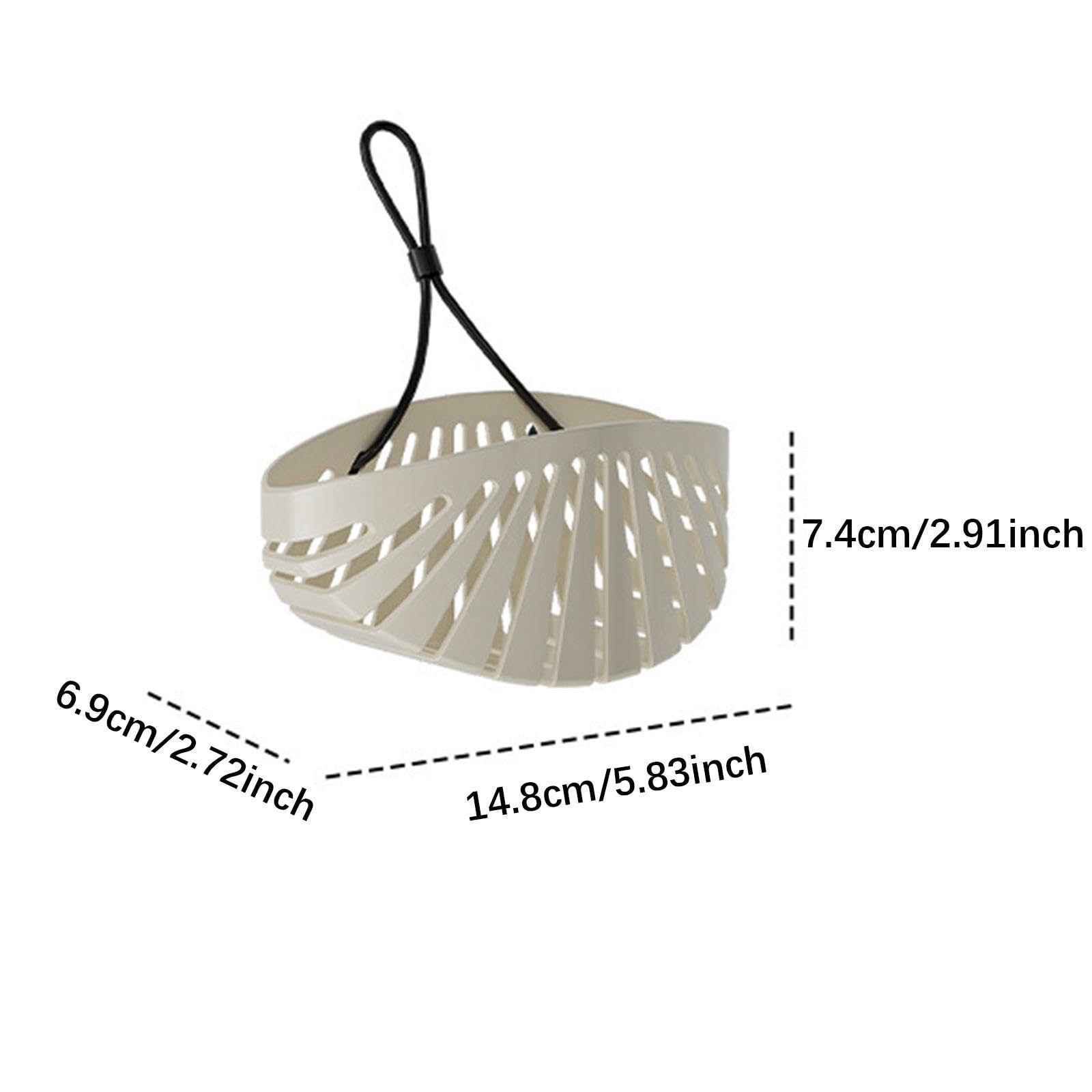 Portaesponjas de Cocina con Escurridor Y Colgador para Grifo Fabricado en Silicona Y Estructura Perforada Organizador de Utensilios D, 4 Piezas