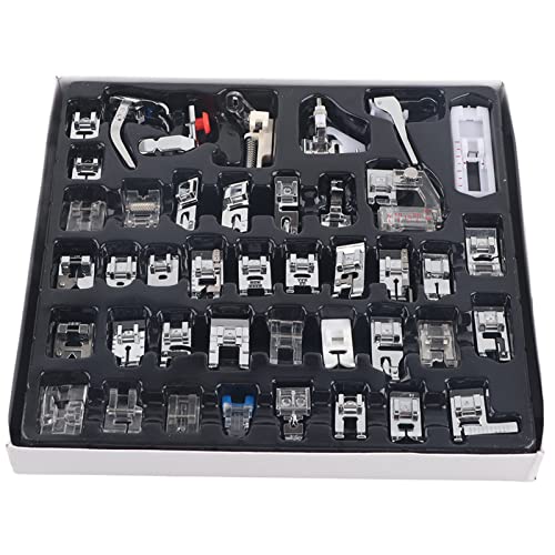 42 piezas kit de pies para máquina de coser multifunción