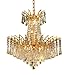 Victoria 8 Light Chandelier Finish: Gold, Crystal Trim: Elegant Cut