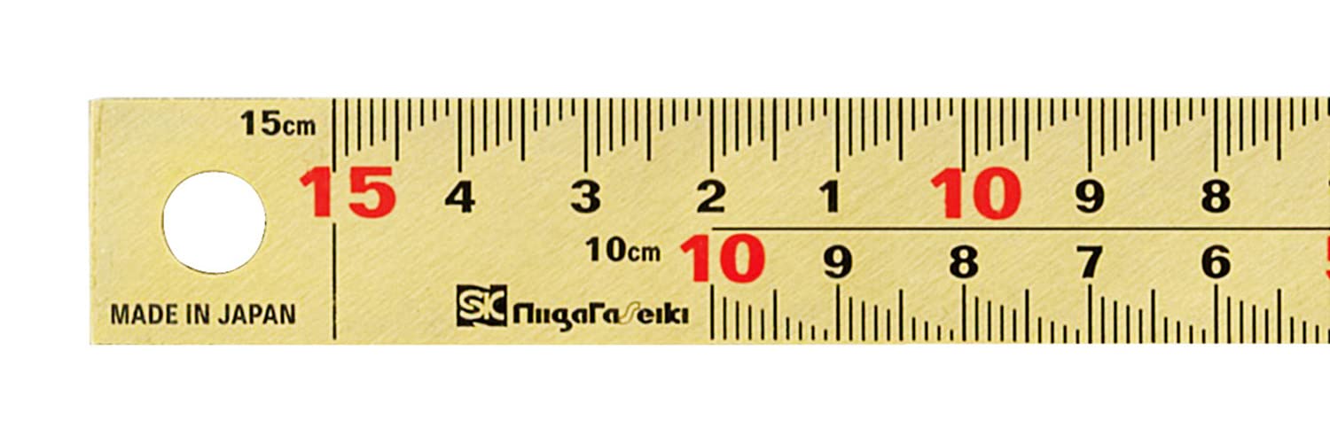 Amazon | 新潟精機(Niigataseiki)金鷲 金曲尺 15cm 厚手広巾 GMT-15CKD