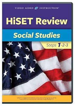 DVD HiSET Review - Social Studies Steps 1-2-3 Book