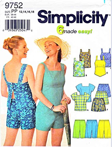 Patron Simplicity 9752 ensemble deux pièces été ample et fluide