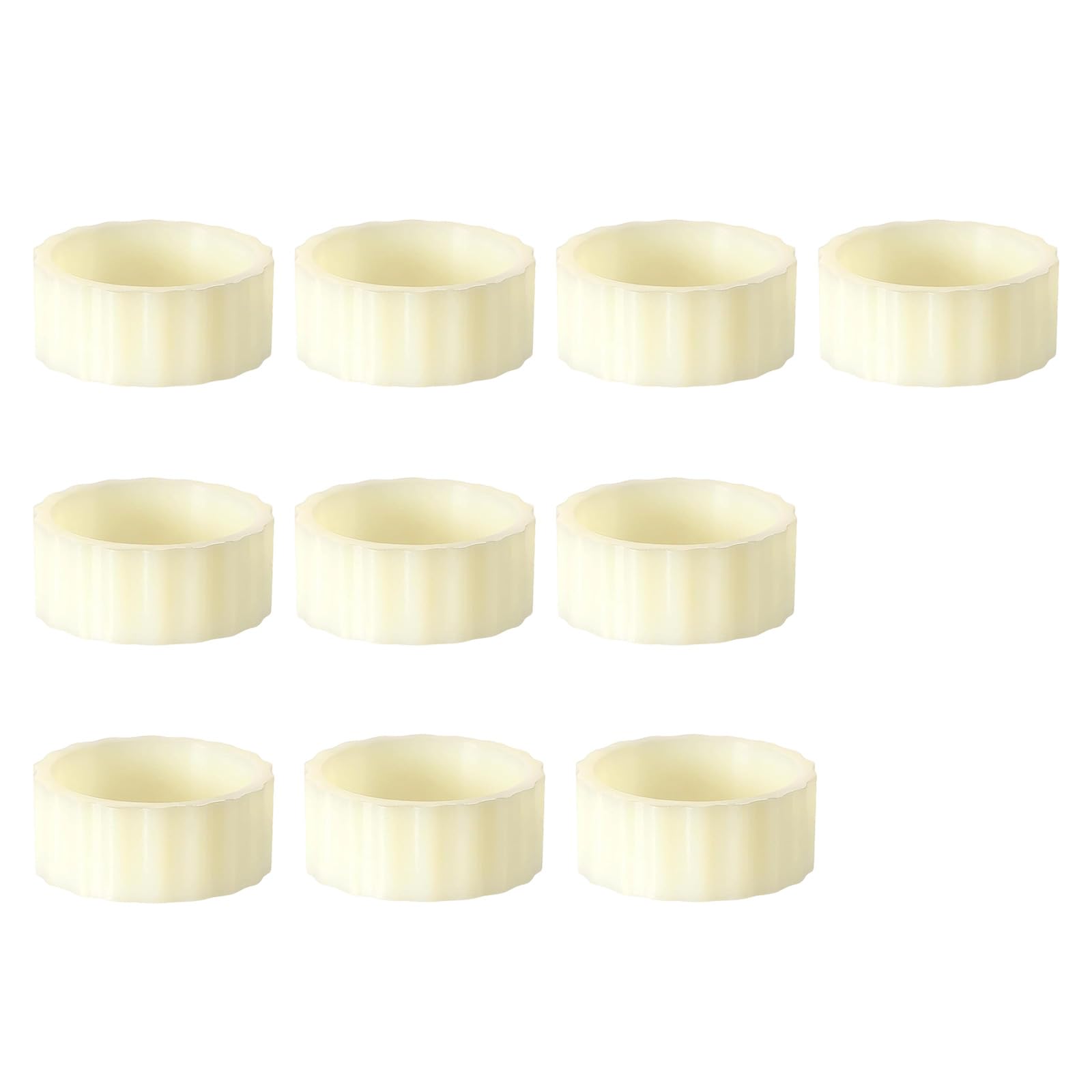 alloneslife Grippers Nonslip Candleholder Adapter Drips Protectors Vertical-Fixing Silicones Rings Stabilizers Silicones Rings