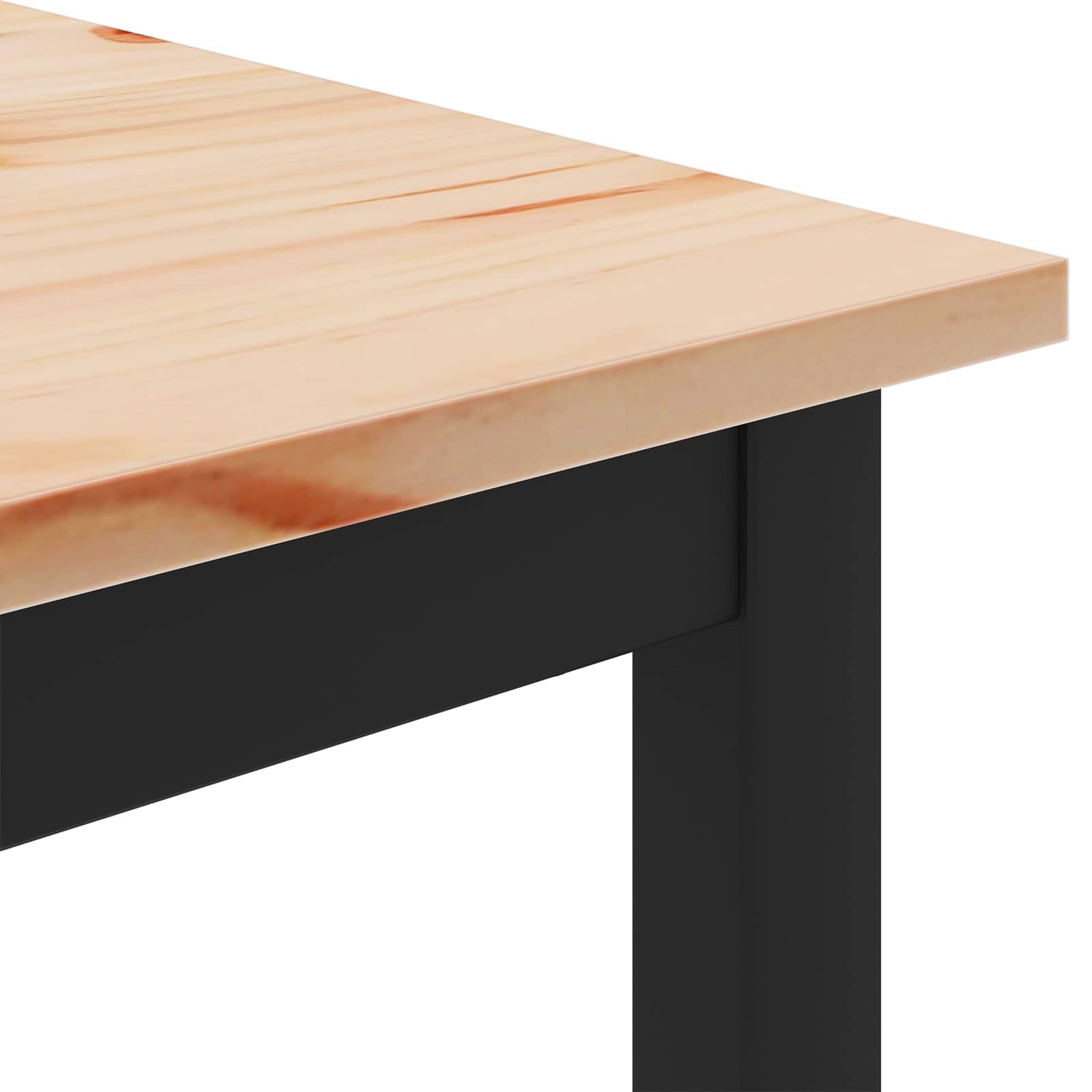 Stolik kawowy naturalny, 80 x 80 x 45 cm, lite drewno sosnowe, nowoczesny stół do salonu, stolik pomocniczy, sofa, meble