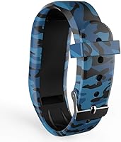 Vista 3 de Bands for Garmin Vivofit jr/jr 2/3, Adjustable Replacement Wristbands with Watch Buckle for Women Men(No Tracker)